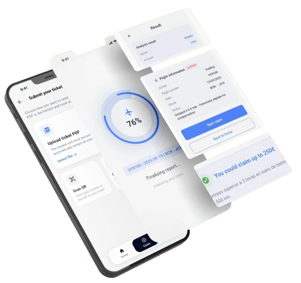 AviFly App - Funciones